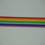 Nastro multicolore 15mm. Composizione 100% poliestere