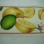 Nastro fantasia limoni Le Torri altezza 13cm