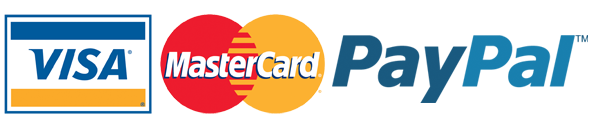 loghi pagamenti online mastercard, visa e paypal
